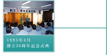 1995年4月－創立30周年記念式典